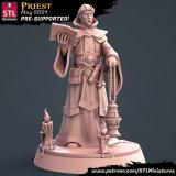 STL Miniatures 2021-05 Lychee files Graveyard Priest Supported.jpg